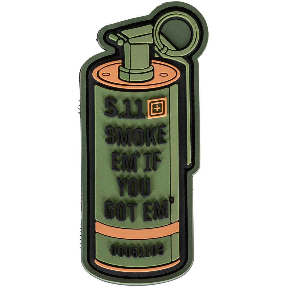 5.11 Smoke Em Patch - Green - Green 5.11 Smoke Em Patch - Green - Green