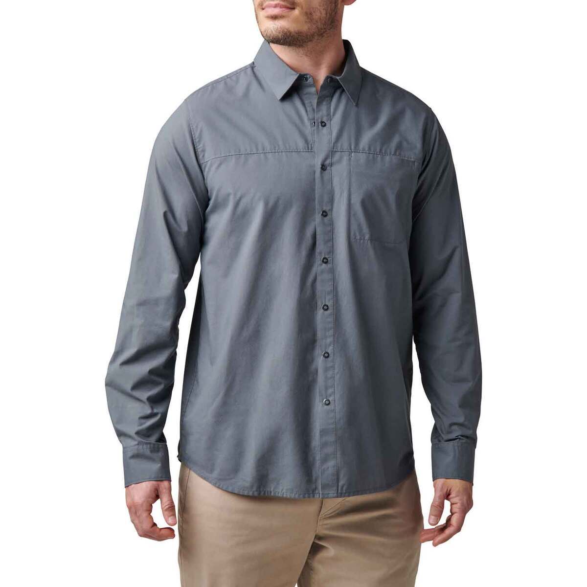 5.11 Men's Igor Solid Long Sleeve Tactical Shirt | Sportsman's Warehouse