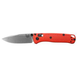 Benchmade Mini Bugout 2.82 inch Folding Knife - Mesa Red
