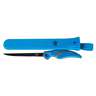 Cuda 6in Blue Flex Fillet Knife and Fisherman's Sheath Set - Blue