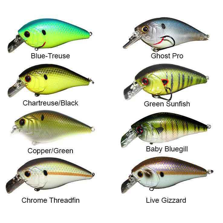 6th Sense Lure Co LLC Crush 50X Squarebill Shallow Diving Crankbait 6th Sense Lure Co LLC Crush 50X Squarebill Shallow Diving Crankbait