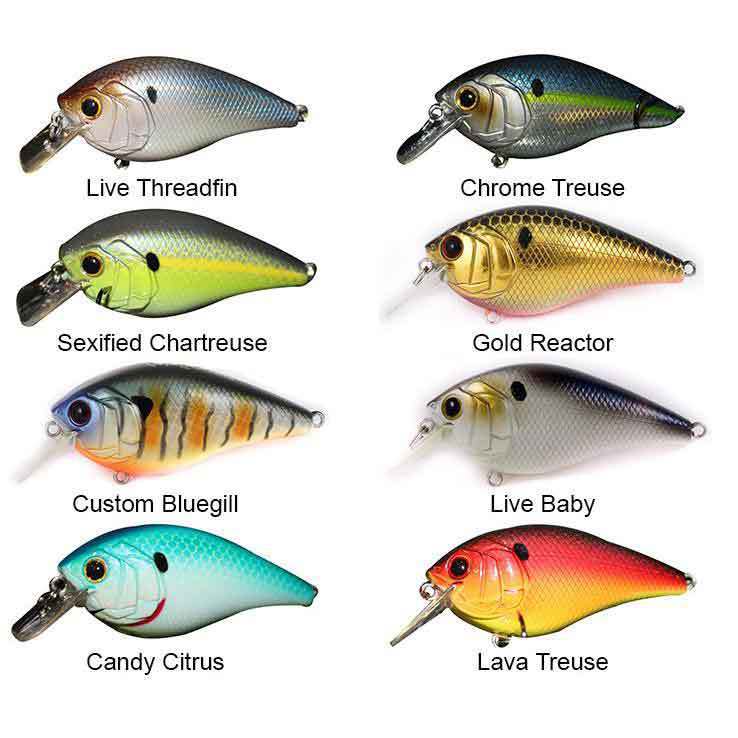 6th Sense Lure Co LLC Crush 50X Squarebill Shallow Diving Crankbait 6th Sense Lure Co LLC Crush 50X Squarebill Shallow Diving Crankbait