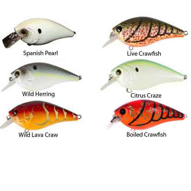 6th Sense Lure Co LLC Crush 50X Squarebill Shallow Diving Crankbait 6th Sense Lure Co LLC Crush 50X Squarebill Shallow Diving Crankbait