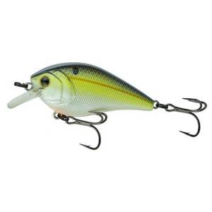 6th Sense Crush 50X Squarebill Shallow Diving Crankbait - Sexified Chartreuse, 3/8oz, 2-1/4in