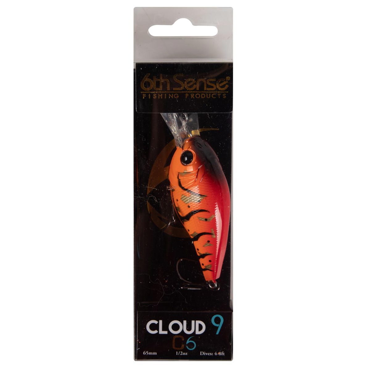 6th Sense Cloud 9 C6 Crankbait - Boiled Crawfish, 1/2oz, 2-2/5in, 4-8ft - Boiled Crawfish 6th Sense Cloud 9 C6 Crankbait - Boiled Crawfish, 1/2oz, 2-2/5in, 4-8ft - Boiled Crawfish