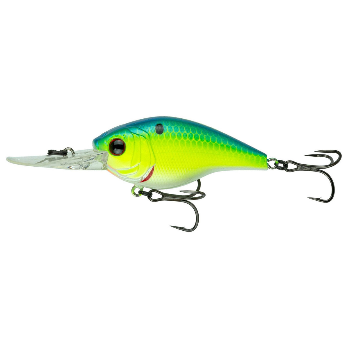 6th Sense Cloud 9 C25 Crankbait - Blue-Treuse Shad, 1.9oz, 3-3/4in, 23-27ft - Blue-Treuse Shad 2/0 6th Sense Cloud 9 C25 Crankbait - Blue-Treuse Shad, 1.9oz, 3-3/4in, 23-27ft - Blue-Treuse Shad 2/0