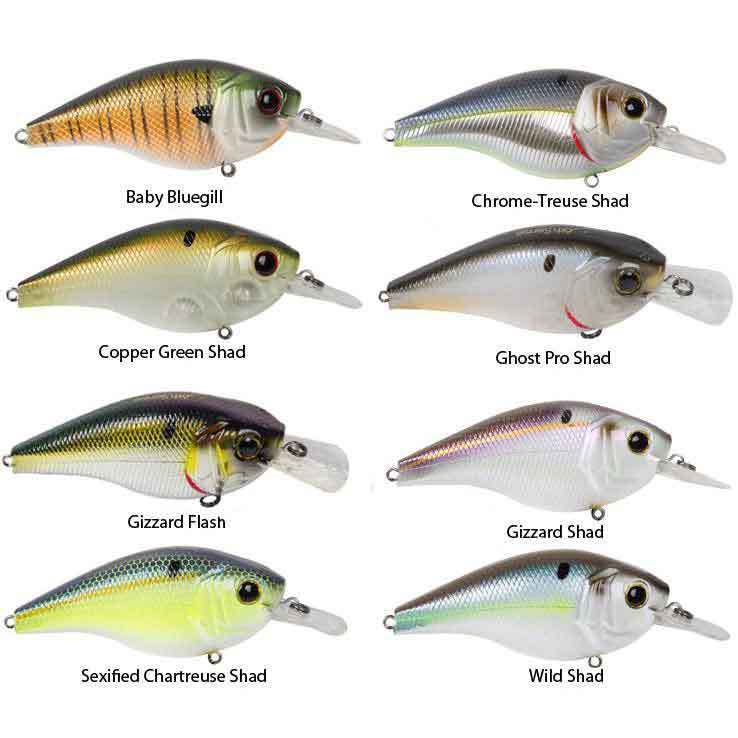6th Sense Lure Co Cloud 9 Squarebill Medium Diving Crankbait 6th Sense Lure Co Cloud 9 Squarebill Medium Diving Crankbait