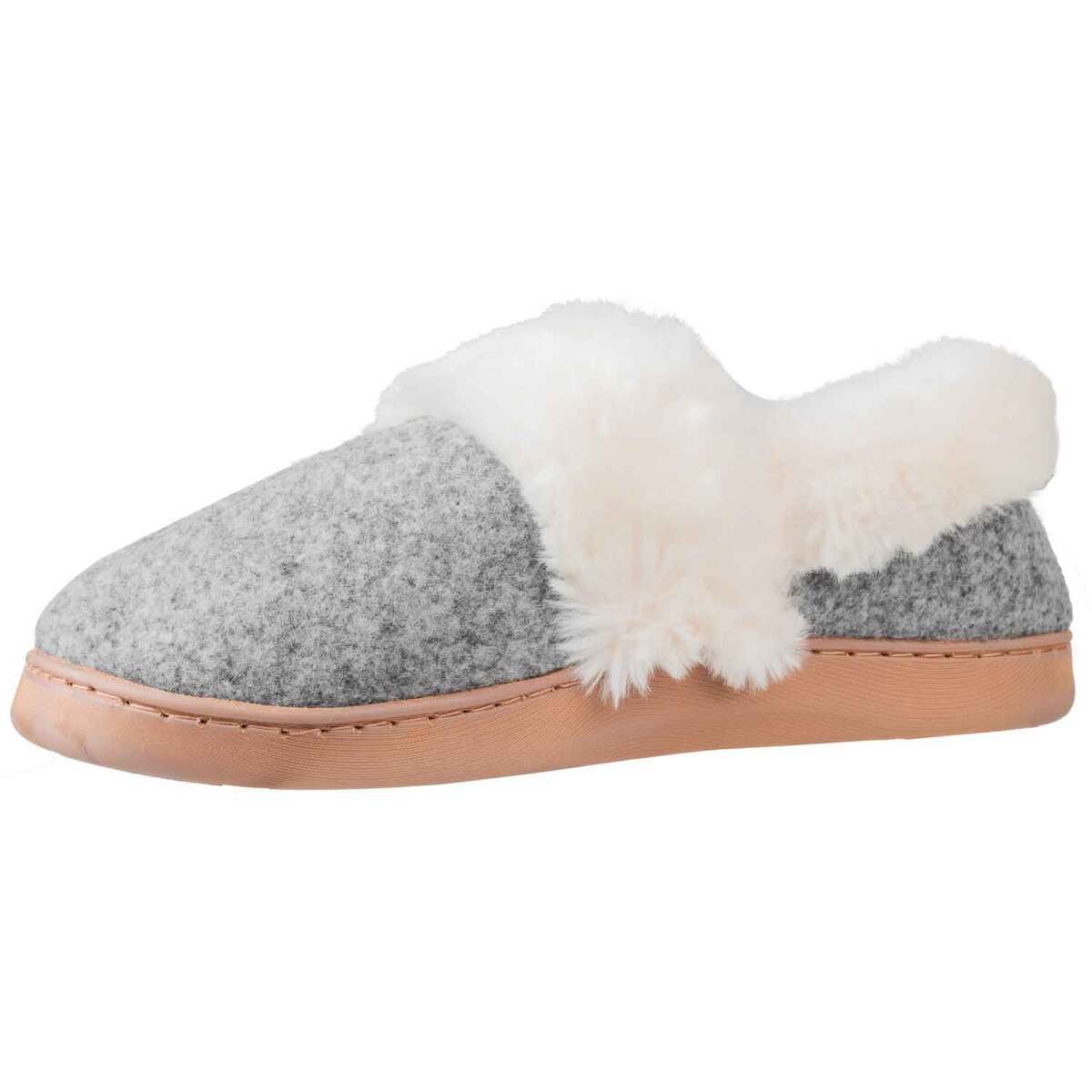Stoney River Women's Felted Slippers - Grey - Size 6 - Grey 6 Stoney River Women's Felted Slippers - Grey - Size 6 - Grey 6