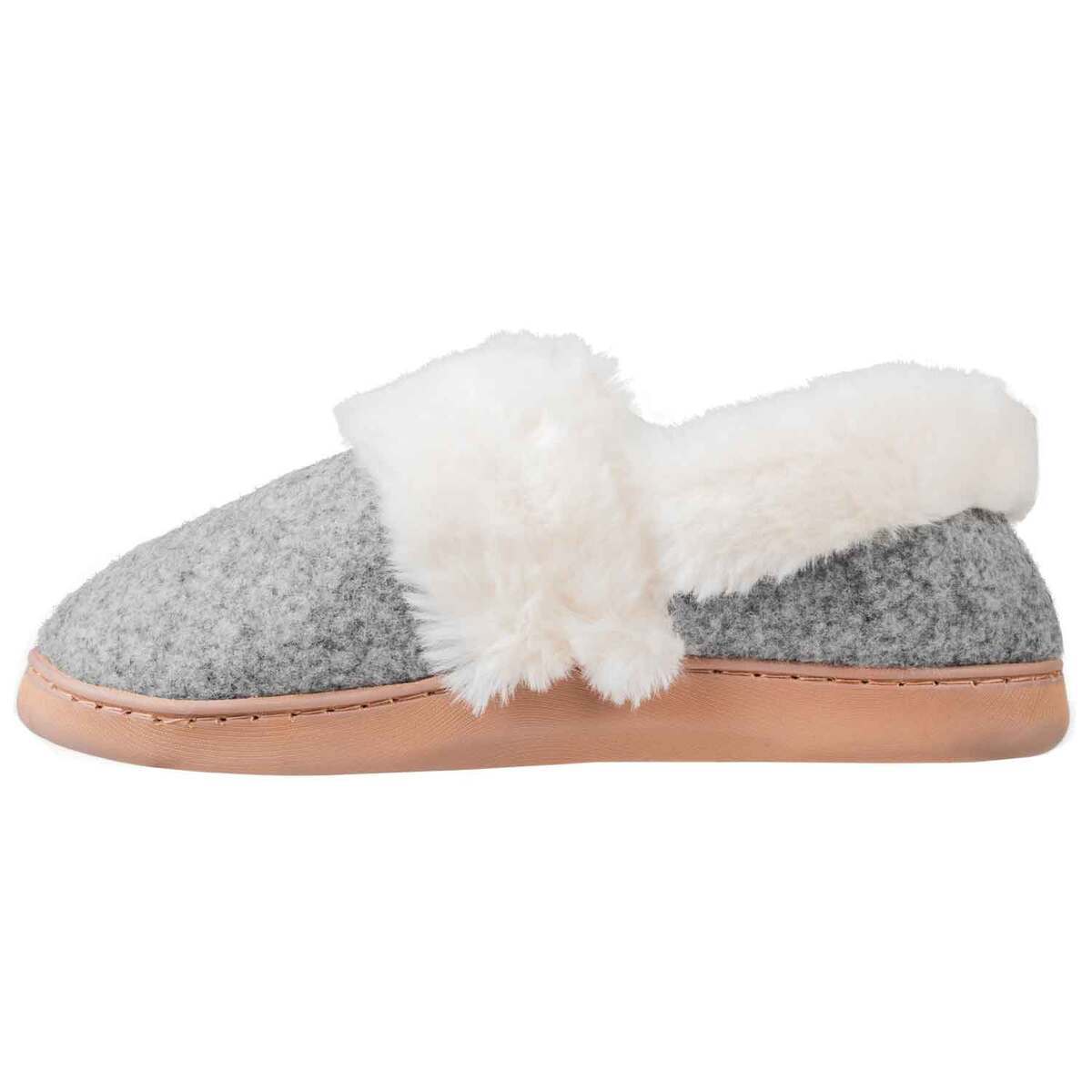 Stoney River Women's Felted Slippers - Grey - Size 6 - Grey 6 Stoney River Women's Felted Slippers - Grey - Size 6 - Grey 6