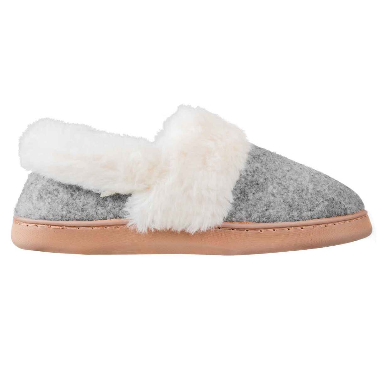 Stoney River Women's Felted Slippers - Grey - Size 6 - Grey 6 Stoney River Women's Felted Slippers - Grey - Size 6 - Grey 6