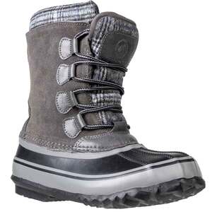 Tamarack Women's Suede Plaid Winter Boots