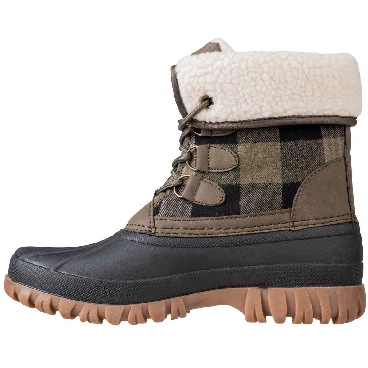 Tamarack Women's Plaid Sherpa Winter Boots | Sportsman's Warehouse
