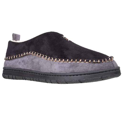 Stoney River Men's Moc Casual Slippers - Black 12