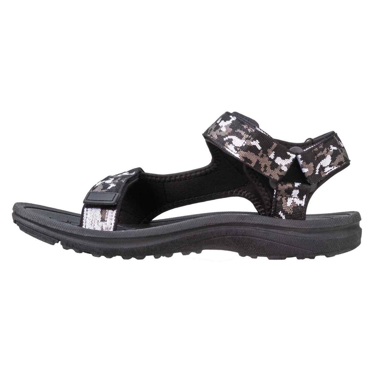 Tamarack Men's Open Toe Sandals - Black Camo - Size 12 - Black Camo 12 Tamarack Men's Open Toe Sandals - Black Camo - Size 12 - Black Camo 12