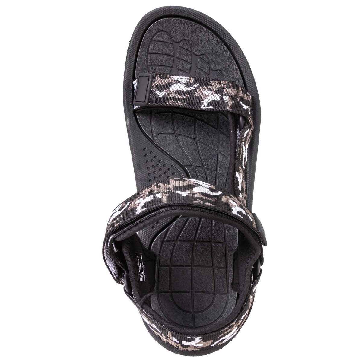 Tamarack Men's Open Toe Sandals - Black Camo - Size 12 - Black Camo 12 Tamarack Men's Open Toe Sandals - Black Camo - Size 12 - Black Camo 12