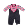 Carhartt Baby Girls' French Terry 3 Piece Overall Set