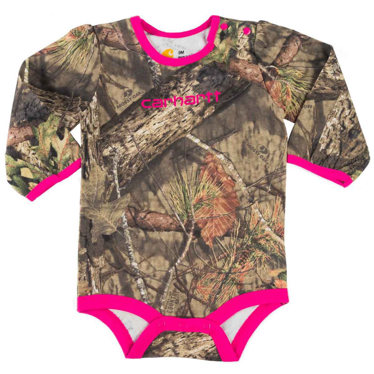 Carhartt Baby Girls' Mossy Oak Print Bodyshirt - 6M - Mossy Oak Country ...