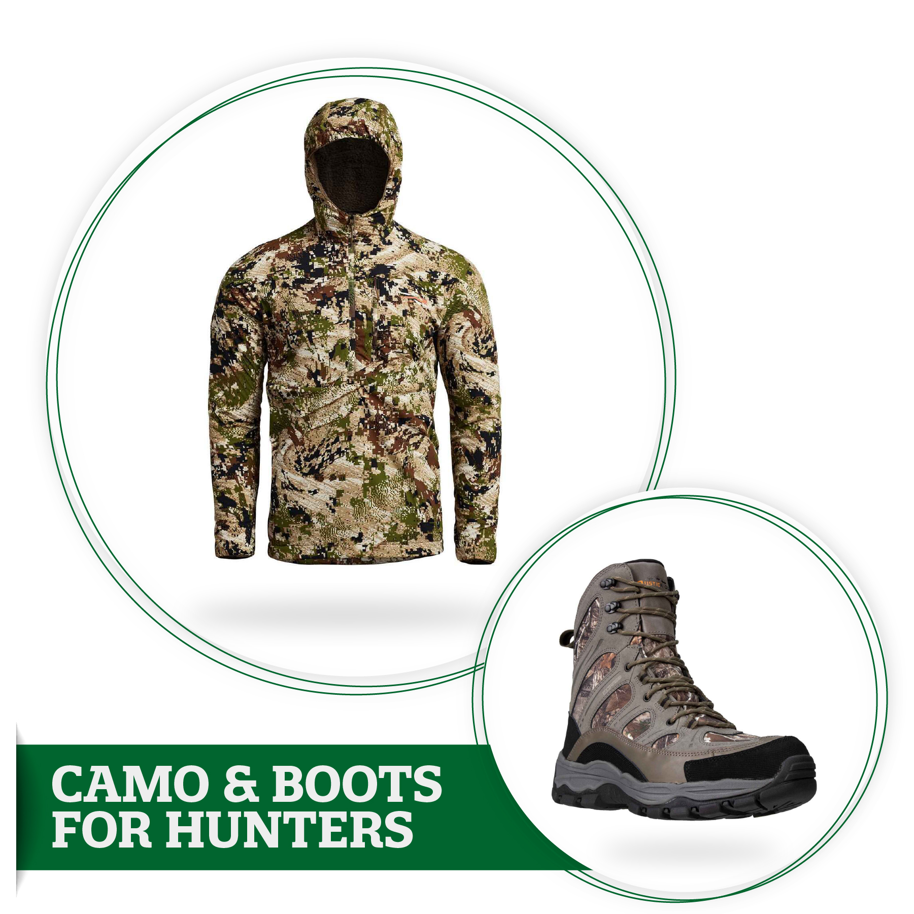 Camo & Boots for Hunters