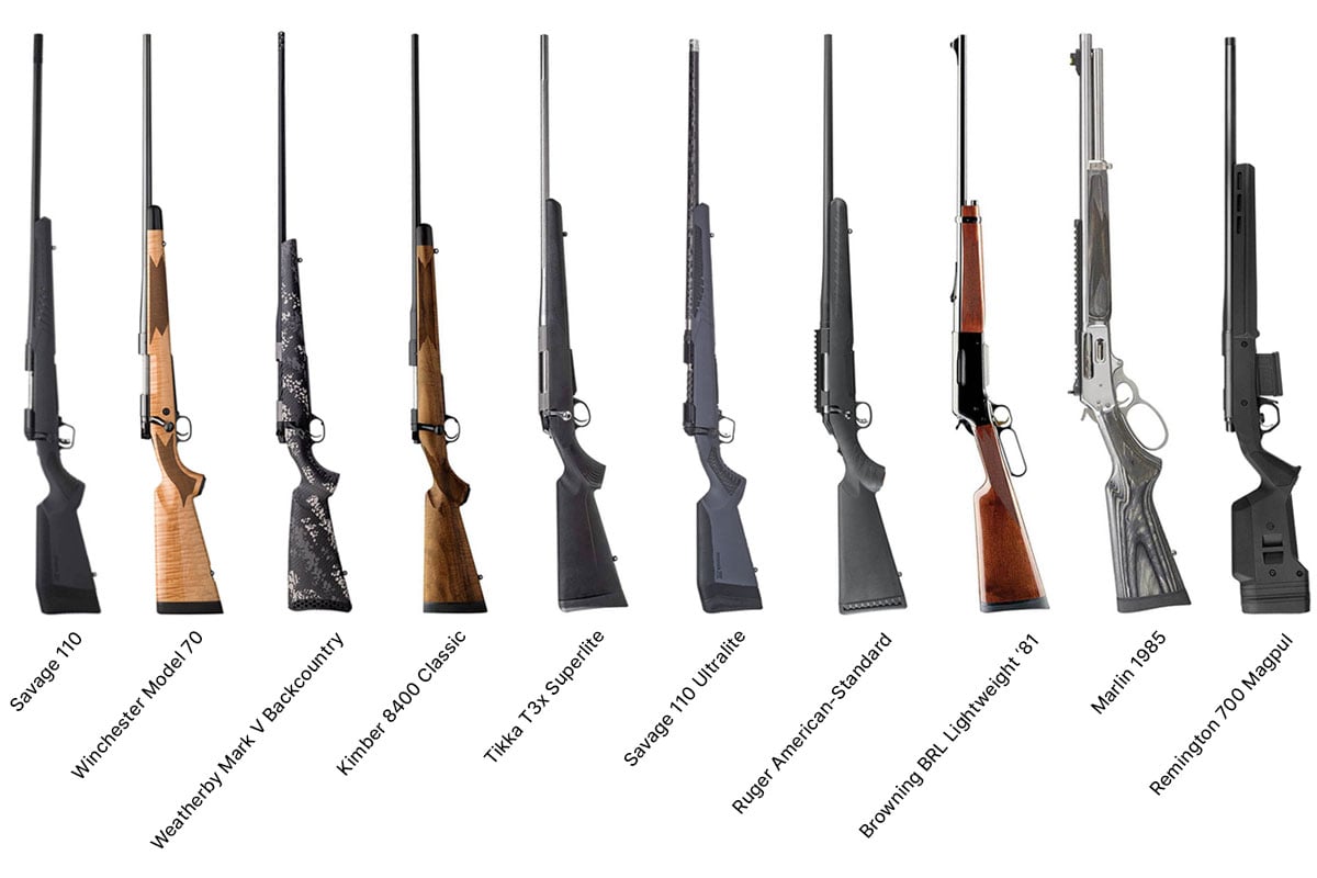 10 elk hunting rifles