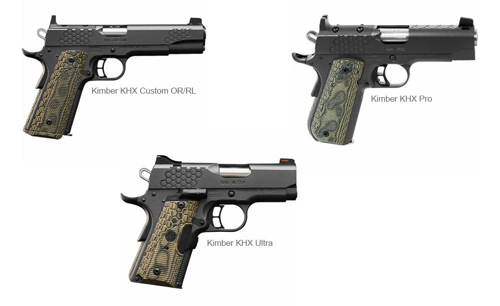 Kimber KHX Custom OR/RL, Pro, Ultra