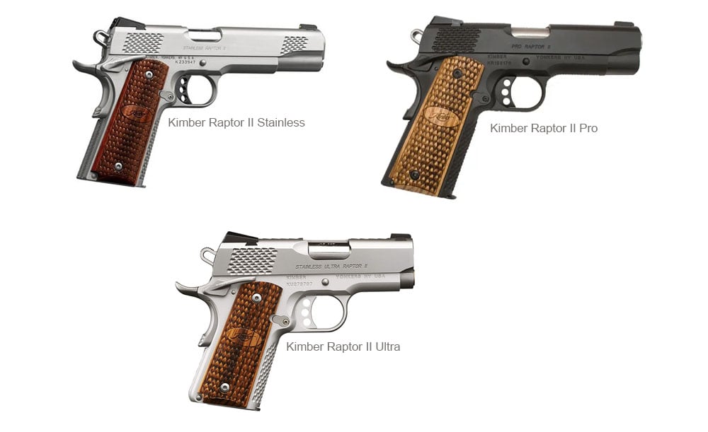 Kimber Raptor II Pistols