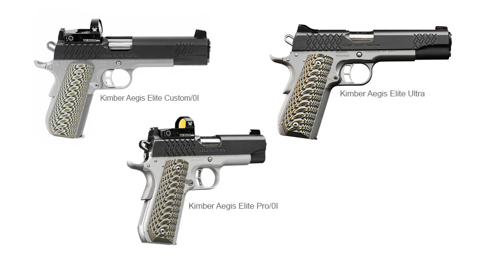 Kimber Aegis Elite Ulta, Elite Pro/OI, Custom/OI