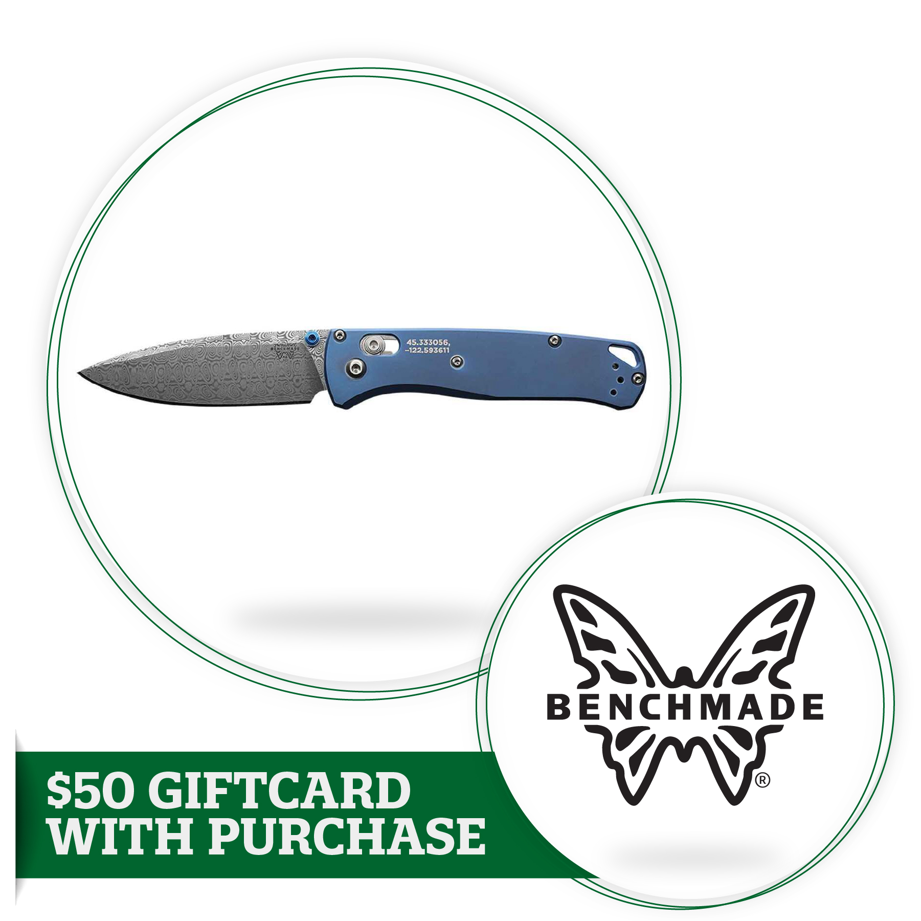 $50 SW Gift Card with Benchmade $400 Purchase