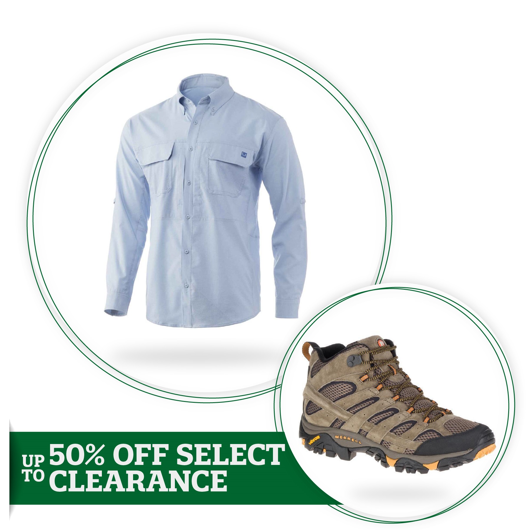 Up to 50% Off Clothing & Footwear Clearance