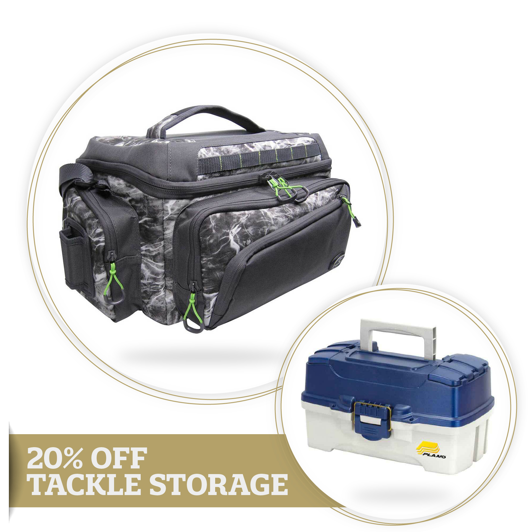20% Off Tackle Storage