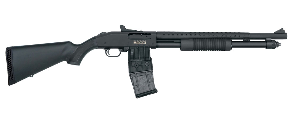 Mossberg 590M Mag-Fed 12-Gauge Pump-Action Shotgun