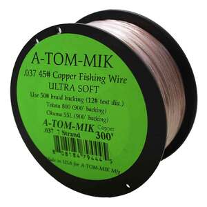 A-TOM-MIK 45# Copper Multistand Fishing Wire Trolling