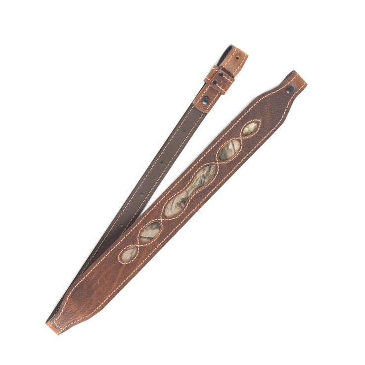 AA&E Distressed Leather W/Realtree AP Camo Rifle Sling - Distressed Brown Camo AA&E Distressed Leather W/Realtree AP Camo Rifle Sling - Distressed Brown Camo