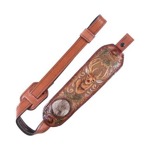 AA&E Trophy Leather Rifle Sling - Deer