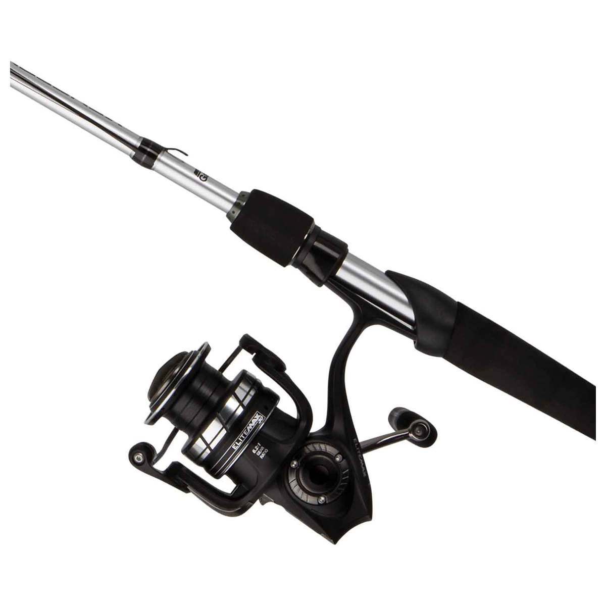 Abu Garcia Elite Max Spinning Combo - 6ft 6in, Medium Power, 2pc - Black/Silver 20 Abu Garcia Elite Max Spinning Combo - 6ft 6in, Medium Power, 2pc - Black/Silver 20