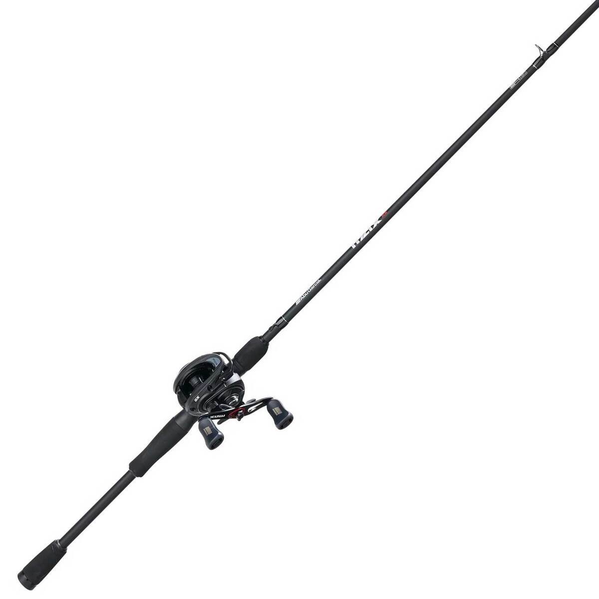 Abu Garcia Gen Ike Low Profile baitcast hengels en wielen combo set, paars/zwart, 1,98 m, 10-30 g Abu Garcia Gen Ike Low Profile baitcast hengels en wielen combo set, paars/zwart, 1,98 m, 10-30 g