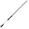 Abu Garcia Pro Series Justin Lucas Spinning Rod - 7ft 1in, Medium Power, Fast Action, 1pc - Red/White