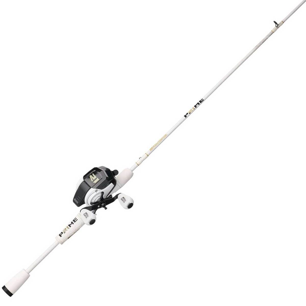 Abu Garcia PRIME21 Spincast Rod and Reel Combo - White Abu Garcia PRIME21 Spincast Rod and Reel Combo - White