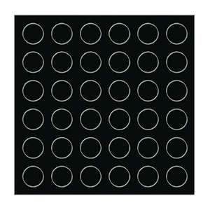 AccuBlue Splatter Dots Target Replacement Stickers - 5 Pack