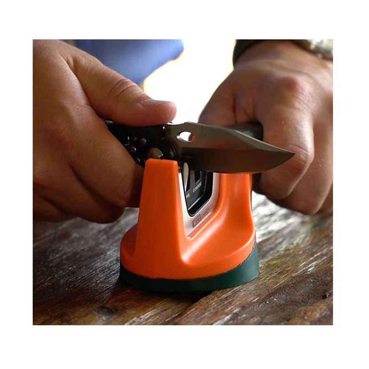 AccuSharp Pull-Through Knife Sharpener - Orange AccuSharp Pull-Through Knife Sharpener - Orange