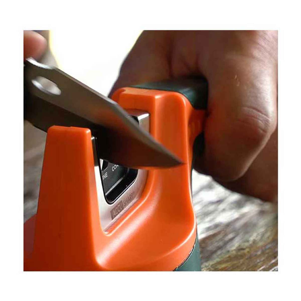 AccuSharp Pull-Through Knife Sharpener - Orange AccuSharp Pull-Through Knife Sharpener - Orange