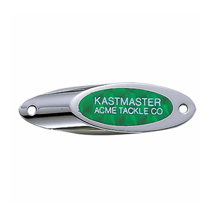 Acme Kastmaster Casting Spoon - Chrome/Green, 1/4oz