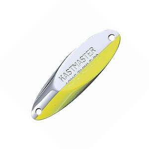 Acme Kastmaster Casting Spoon - Chrome/Chartreuse Stripe, 1/8oz