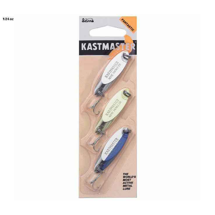 Acme Kastmaster Casting Spoon Lure Assortment - Assorted, 1/24oz, 3pk