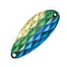 Acme Little Cleo Casting Spoon - Hammered Gold/Green/Blue, 1/4oz - Hammered Gold/Green/Blue