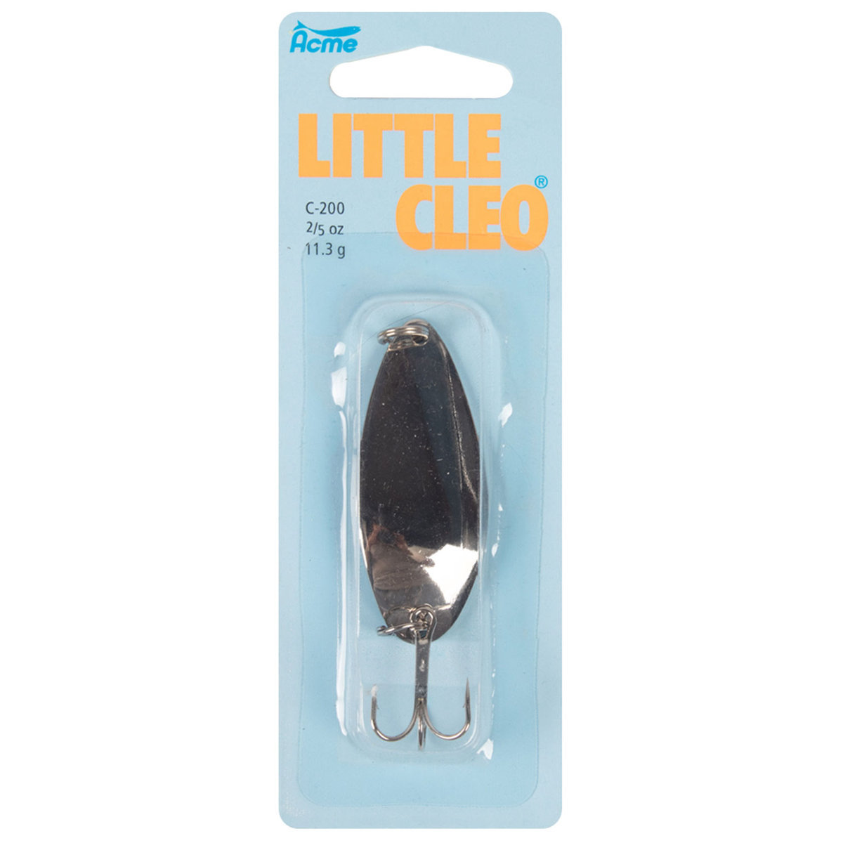 Acme Little Cleo Casting Spoon - Nickel, 2/5oz - Nickel Acme Little Cleo Casting Spoon - Nickel, 2/5oz - Nickel