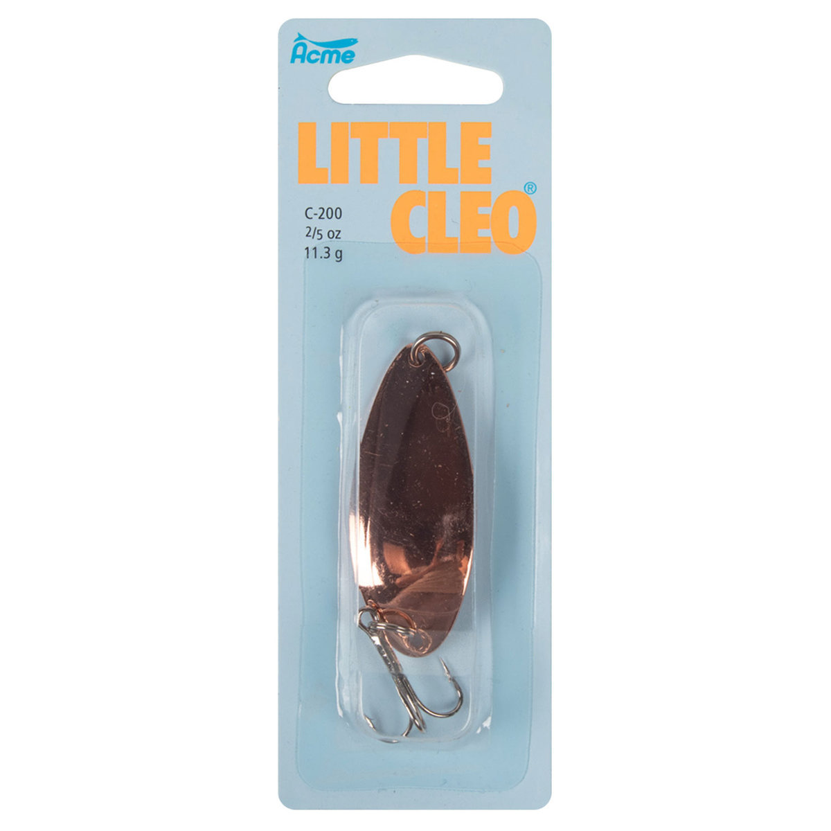 Acme Little Cleo Casting Spoon - Copper, 2/5oz - Copper Acme Little Cleo Casting Spoon - Copper, 2/5oz - Copper