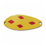 Acme Little Cleo Casting Spoon - Yellow/Red Diamonds, 1/4oz - Yellow/Red Diamonds