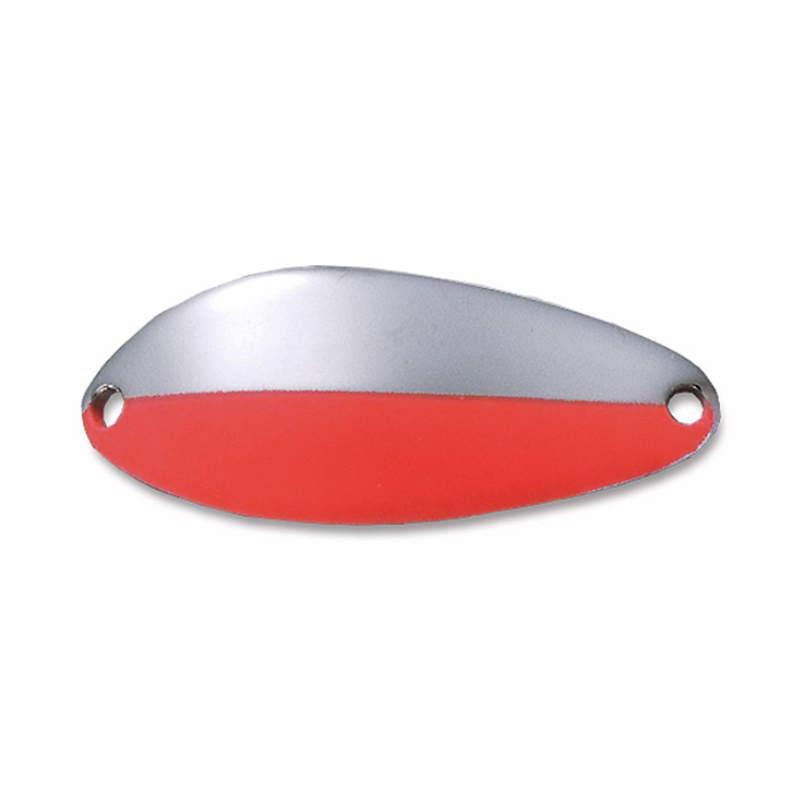 Acme Little Cleo Casting Spoon - Nickel/Fluorescent Stripe, 2/5oz - Nickel/Fluorescent Stripe Acme Little Cleo Casting Spoon - Nickel/Fluorescent Stripe, 2/5oz - Nickel/Fluorescent Stripe
