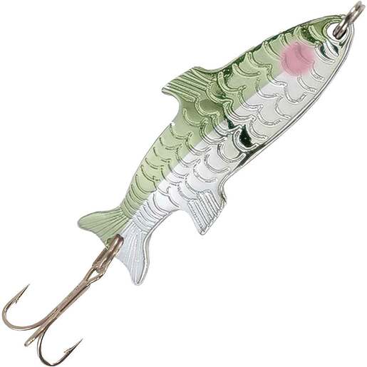 Nichols Lures Lake Fork Flutter Spoon - Silver Scale, 3/4oz, 4in
