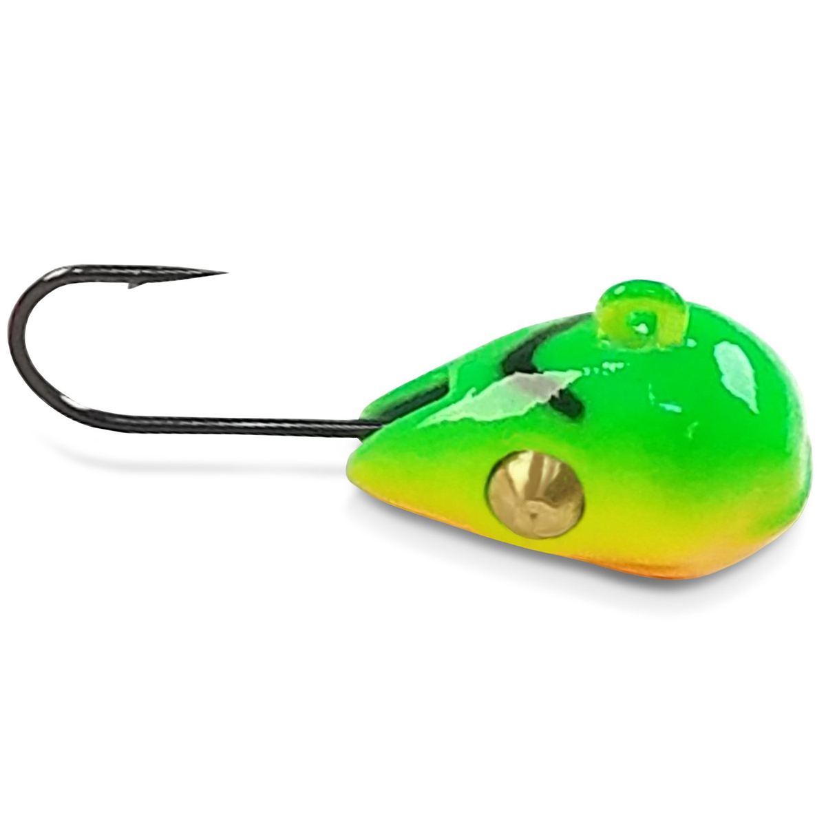 Acme Tungsten Sling Blade Ice Fishing Jig - Bumble Green, 5/32oz - Bumble Green 8 Acme Tungsten Sling Blade Ice Fishing Jig - Bumble Green, 5/32oz - Bumble Green 8